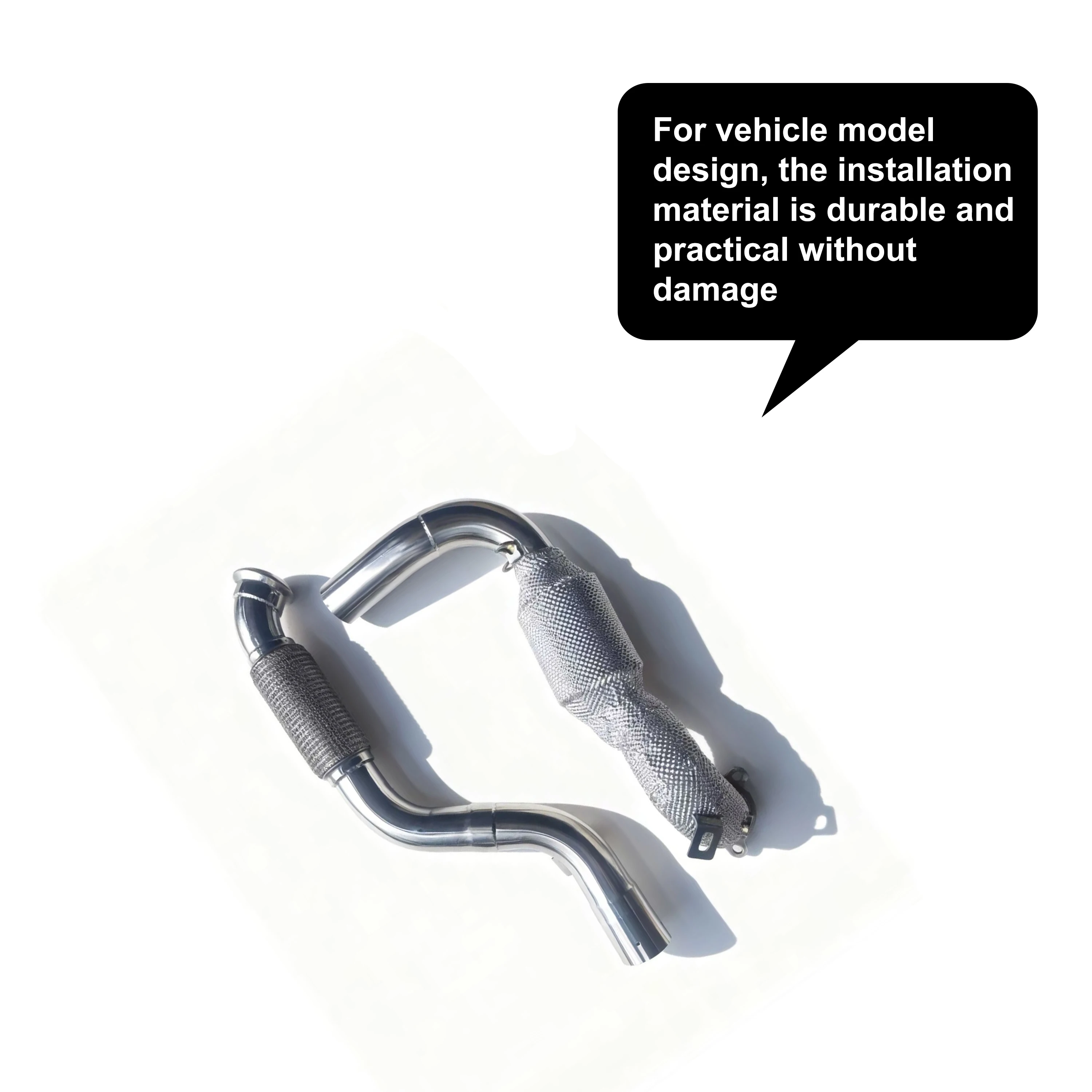 Escape de montaje ACE para Benz CLA220 W117 2,0 T tubo de bajada de flujo libre con catalisis sistemas de escape SUS304 de alta calidad - imagen 3