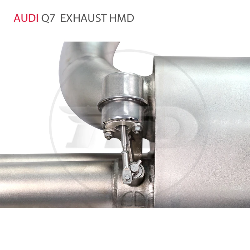 HMD Catback de acero inoxidable para Audi Q7 con válvula y resonador - imagen 5