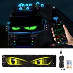 Pantalla LED matriz RGB graffiti para coche y camión USB