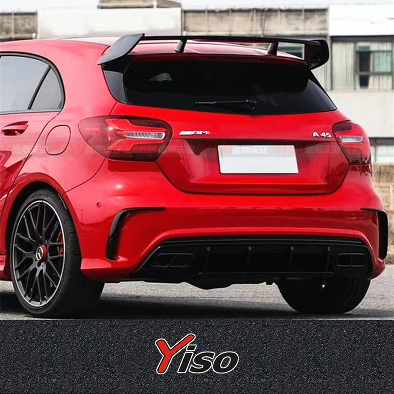 Spoiler superior de fibra de carbono estilo AMG para Mercedes-AMG A45 W176 2012-2017 - imagen 4