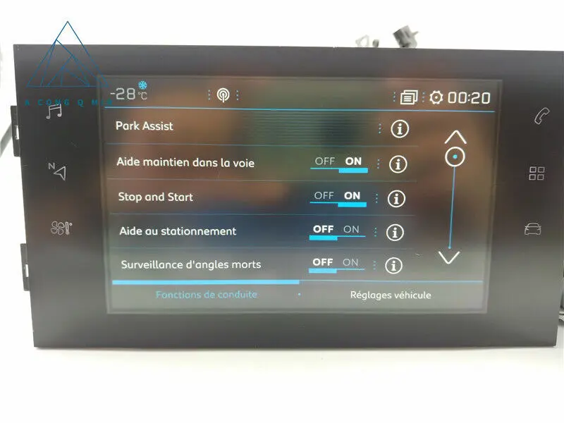 Sistema multimedia Carplay RCC Peugeot 308/308S pantalla táctil