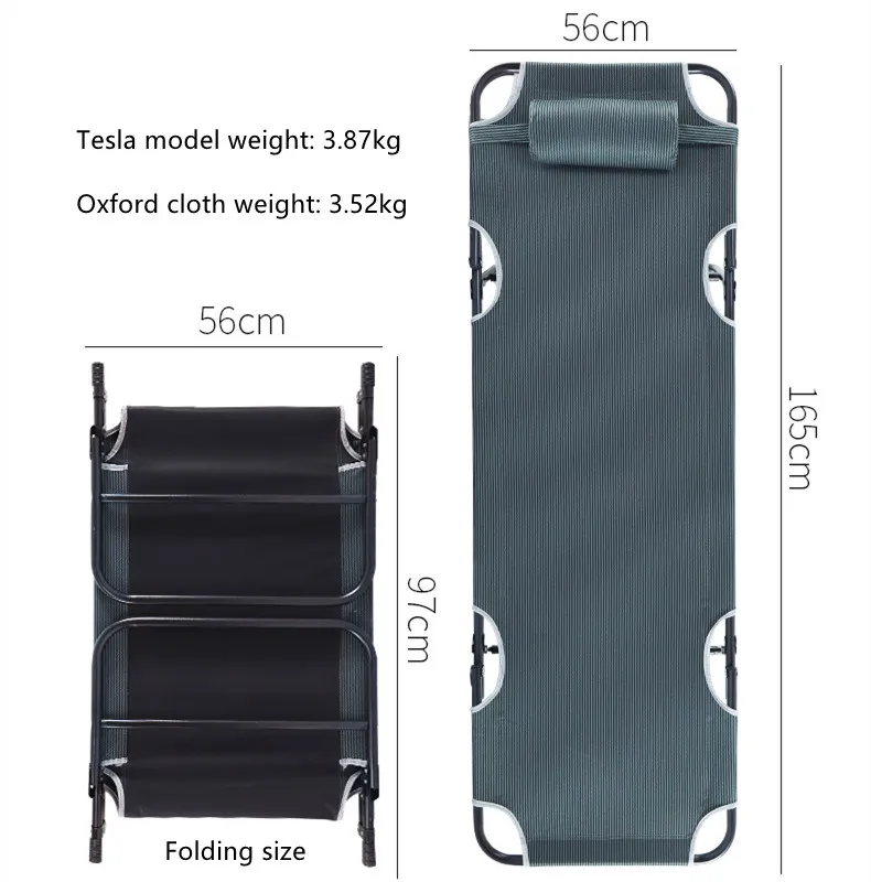 Cama plegable portátil para coche, ideal para viajar y acampar