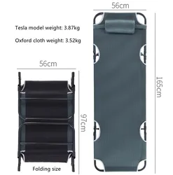 Cama plegable portátil para coche, ideal para viajar y acampar