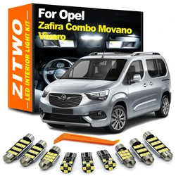 Kit bombillas LED Canbus interior ZITWO para Opel Combo, Mokka y Vivaro