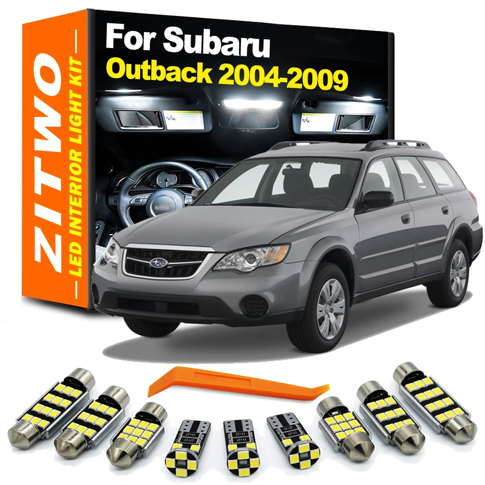 ZITWO BL BP Luz de matrícula LED Canbus para Subaru Outback 2004-2009