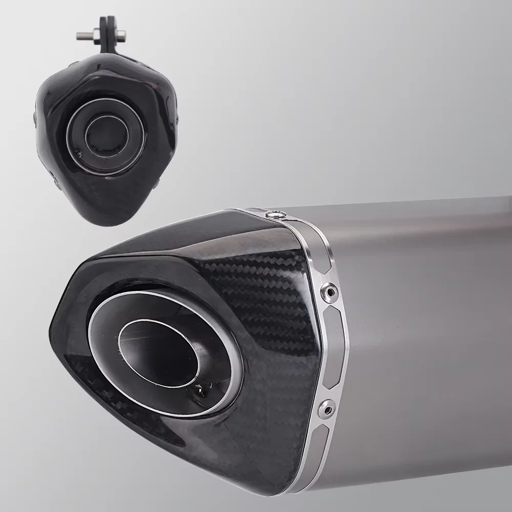 Silenciador de escape slip-on de titanio Yamaha MT-07 XSR900 - imagen 5