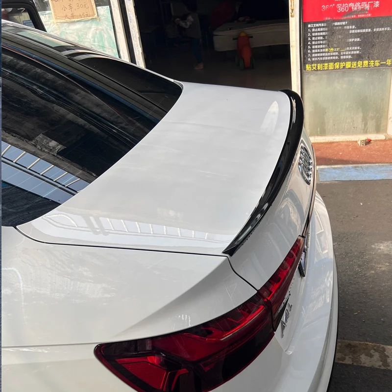 Alerón trasero ABS para Audi A4 B9 2017-2020 negro o sin pintar - imagen 4