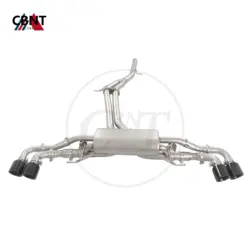 CBNT Sistema de escape catback Valvetronic para Audi Q7 Q8 3,0 T 2019
