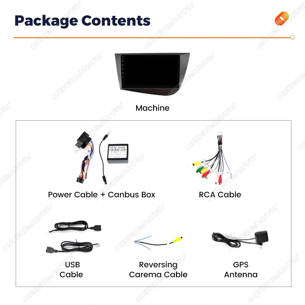 Radio estéreo Android para Seat León MK2 - accesorios y cableado