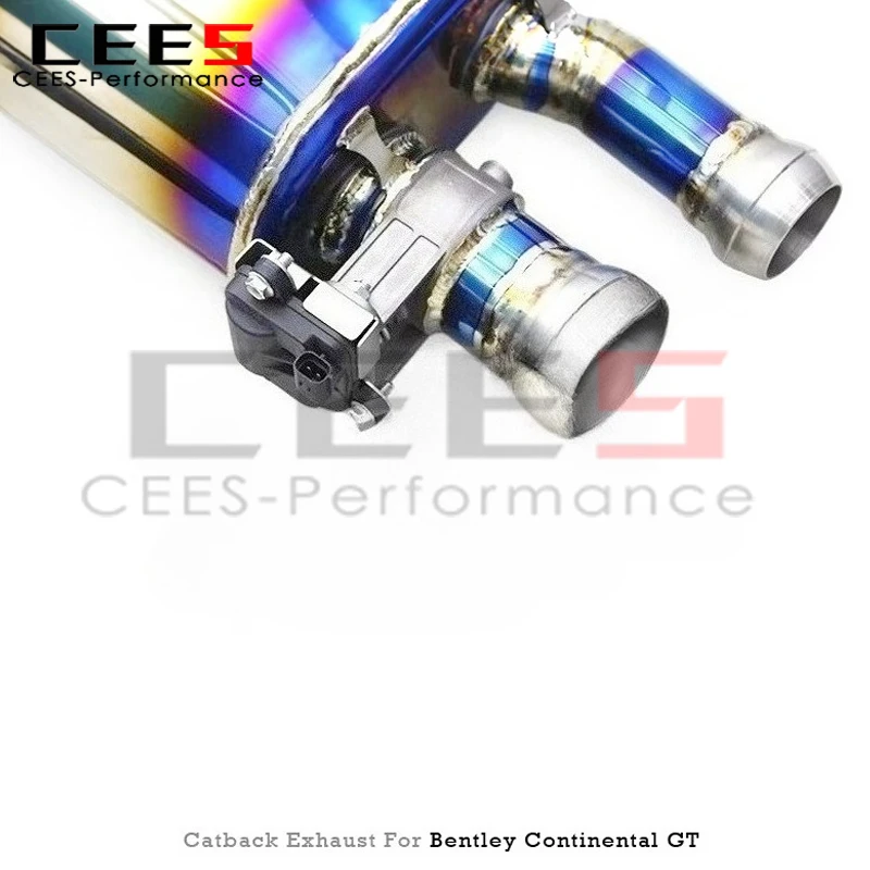 Escape cat-back valvulado Cees para Bentley Continental GT V12 6.0 T - imagen 4