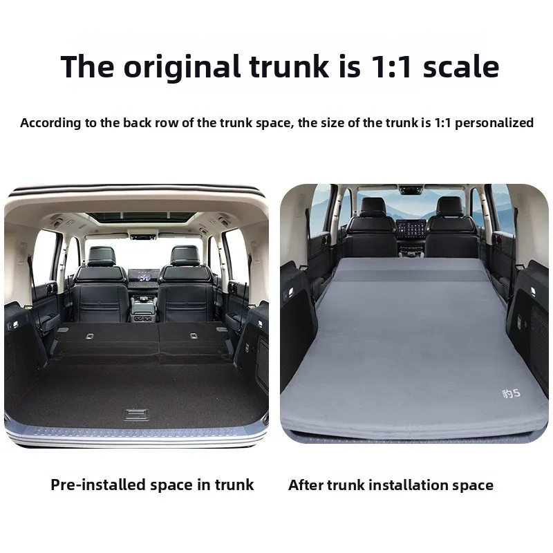 Colchoneta inflable automática para coche SUV – descanso viaje - imagen 2