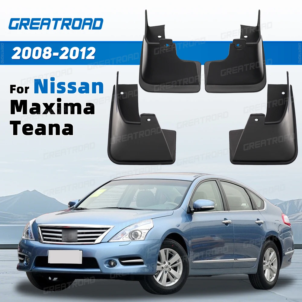Kit guardabarros Nissan Maxima/Teana 2008-2012 (4 piezas)