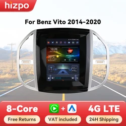 Radio Hizpo estilo Tesla para Mercedes Vito W447 2014-2020 CarPlay