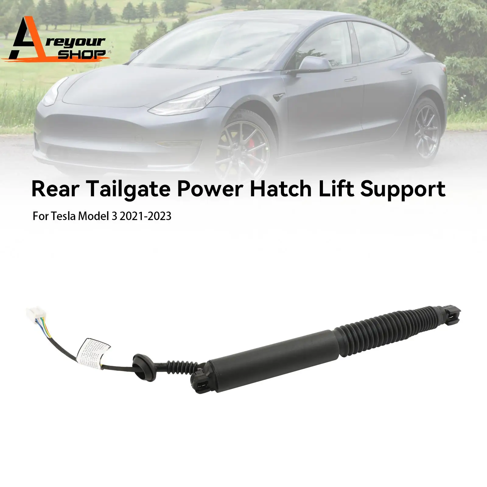 Soporte de elevación portón trasero izquierdo Areyourshop Tesla Model 3