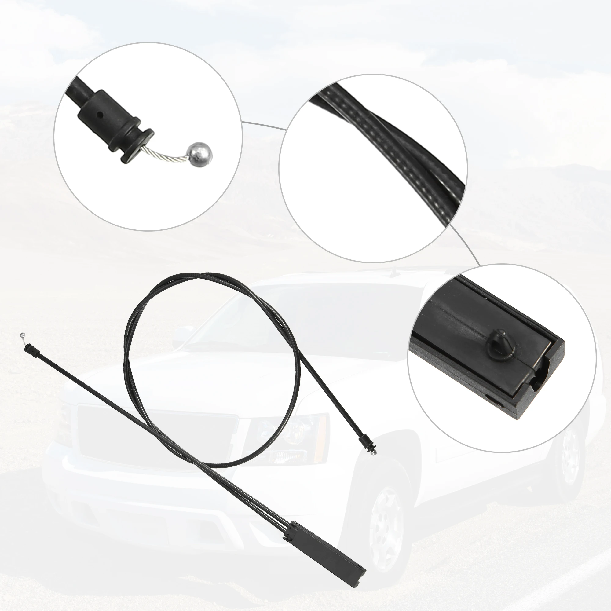UXCELL Cable de apertura del capó para BMW 328i - imagen 2
