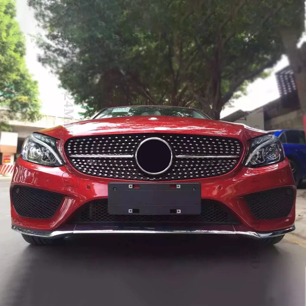 Parrilla frontal diamante Mercedes C W205 C43 C300 (2014-2021) - imagen 2