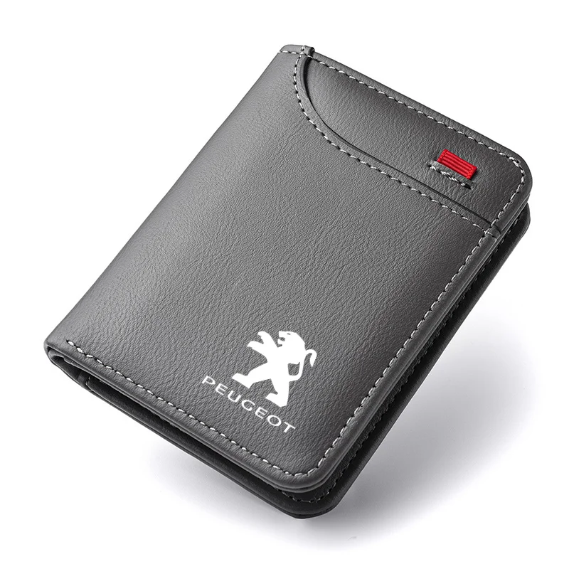 Cartera transversal de cuero para coche con clip para dinero – Peugeot - imagen 4