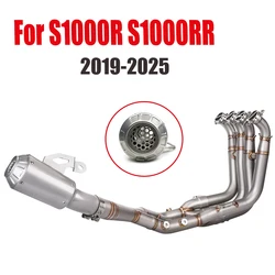 Escape completo BMW S1000RR y S1000R en acero inoxidable 2019-2025