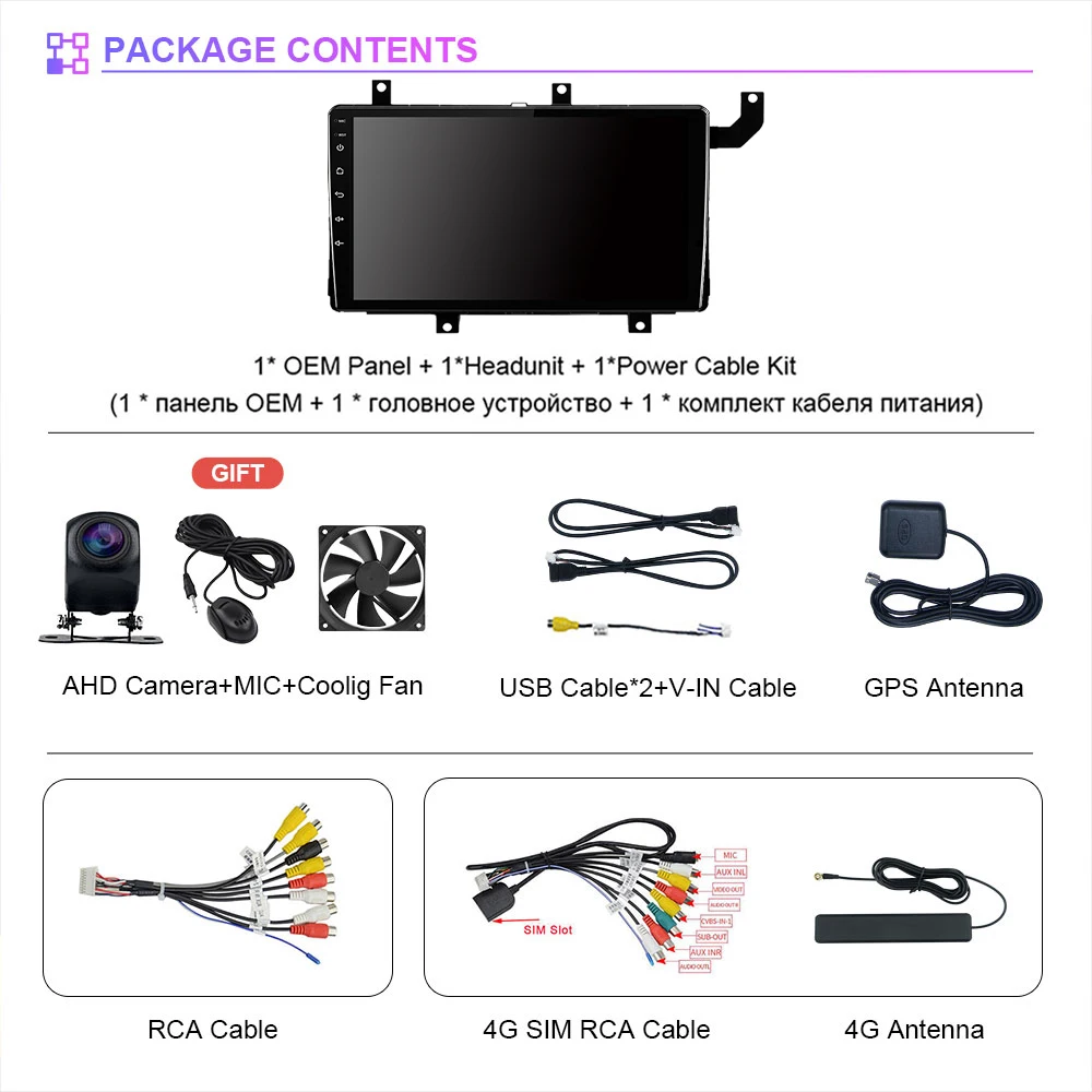 Radio multimedia Android 15 2K con CarPlay para Toyota Tacoma N300 - imagen 2