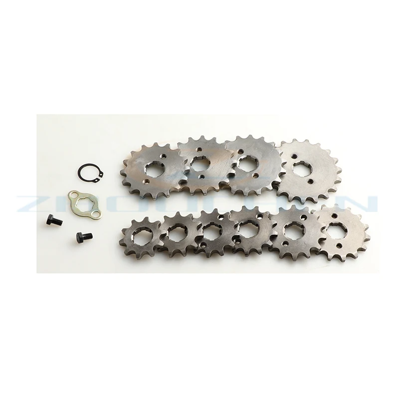 Piñón delantero 420 para motos Kayo BSE y Apollo SSR 110/125 - imagen 2