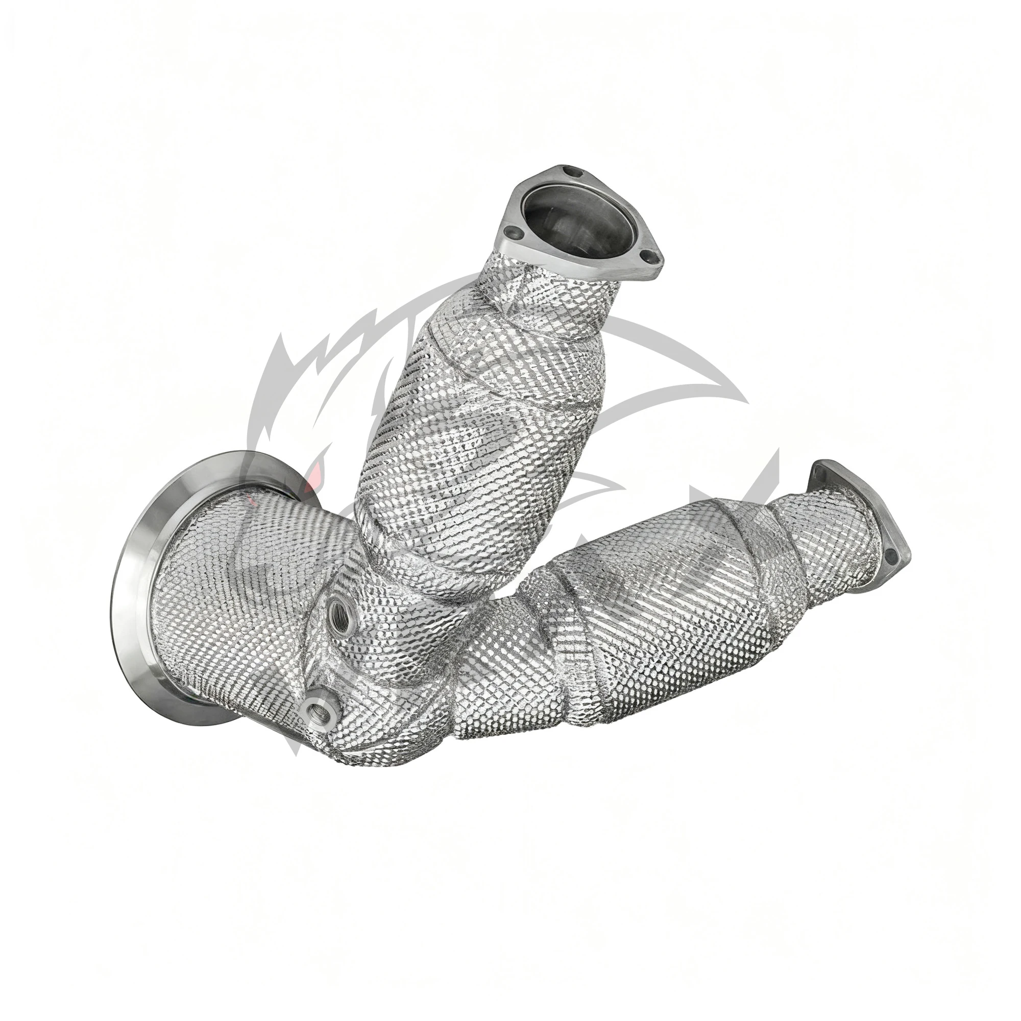 Escape WRAX de alto flujo para Audi A8 D5 3.0T con bajante en acero inoxidable - imagen 5