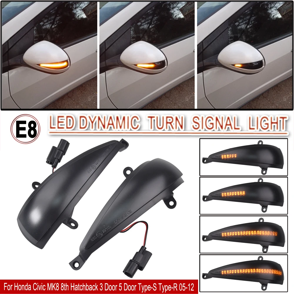 Intermitente dinámico LED de espejo Honda Civic VIII 2005-2011
