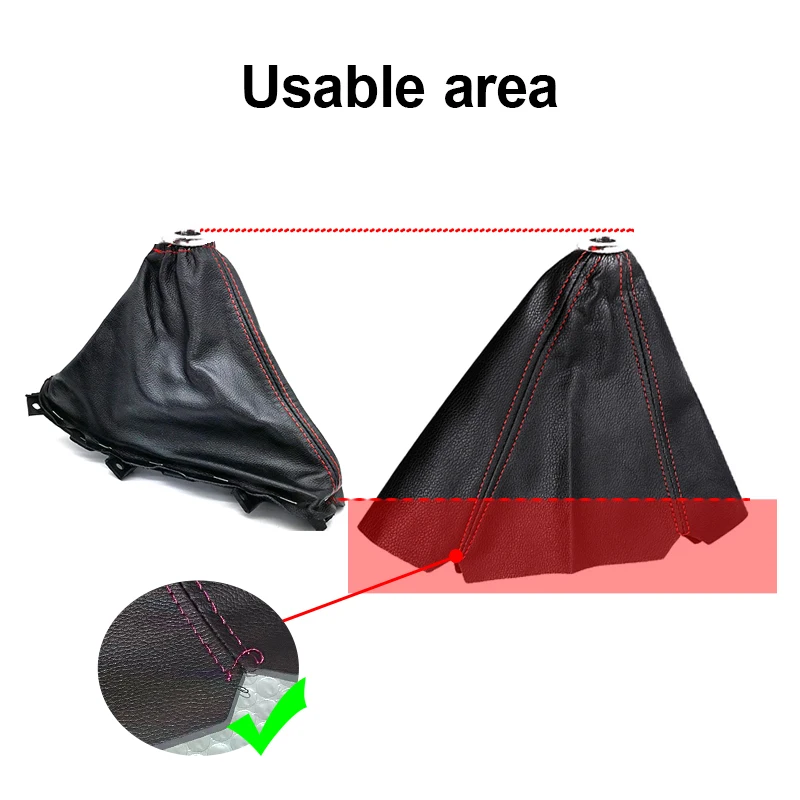 Collar cambio cuero PU universal – perilla bota coche - imagen 2