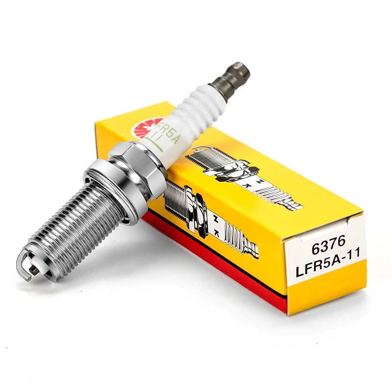 Bujía NGK LFR5A-11 6376 genuina para Hyundai, Kia, Suzuki y Yamaha