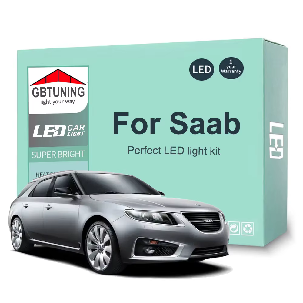 Bombillas LED interiores CANBUS para Saab 9-3, 9-5, 9-2X y 9-7X