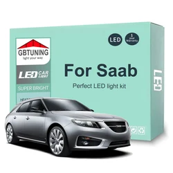 Bombillas LED interiores CANBUS para Saab 9-3, 9-5, 9-2X y 9-7X