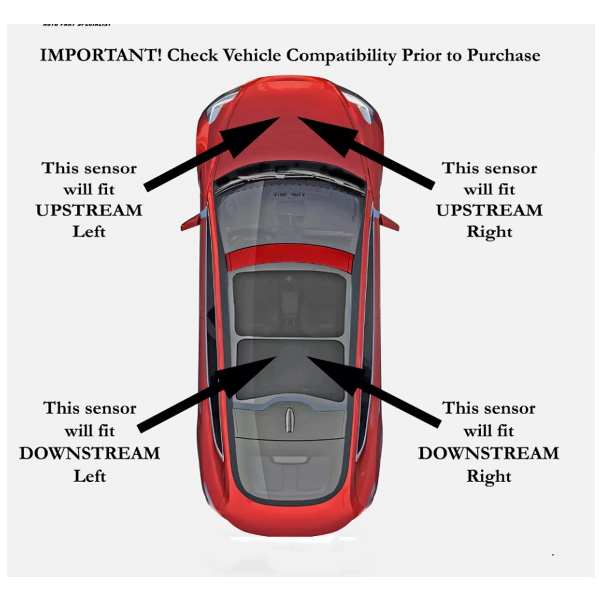 Juego de 4 sensores de oxígeno para Dodge Charger, 2006-2023, 2.7L, 3.5L, 3.6L, 5.7L, 6.1L, 6.4L - imagen 4