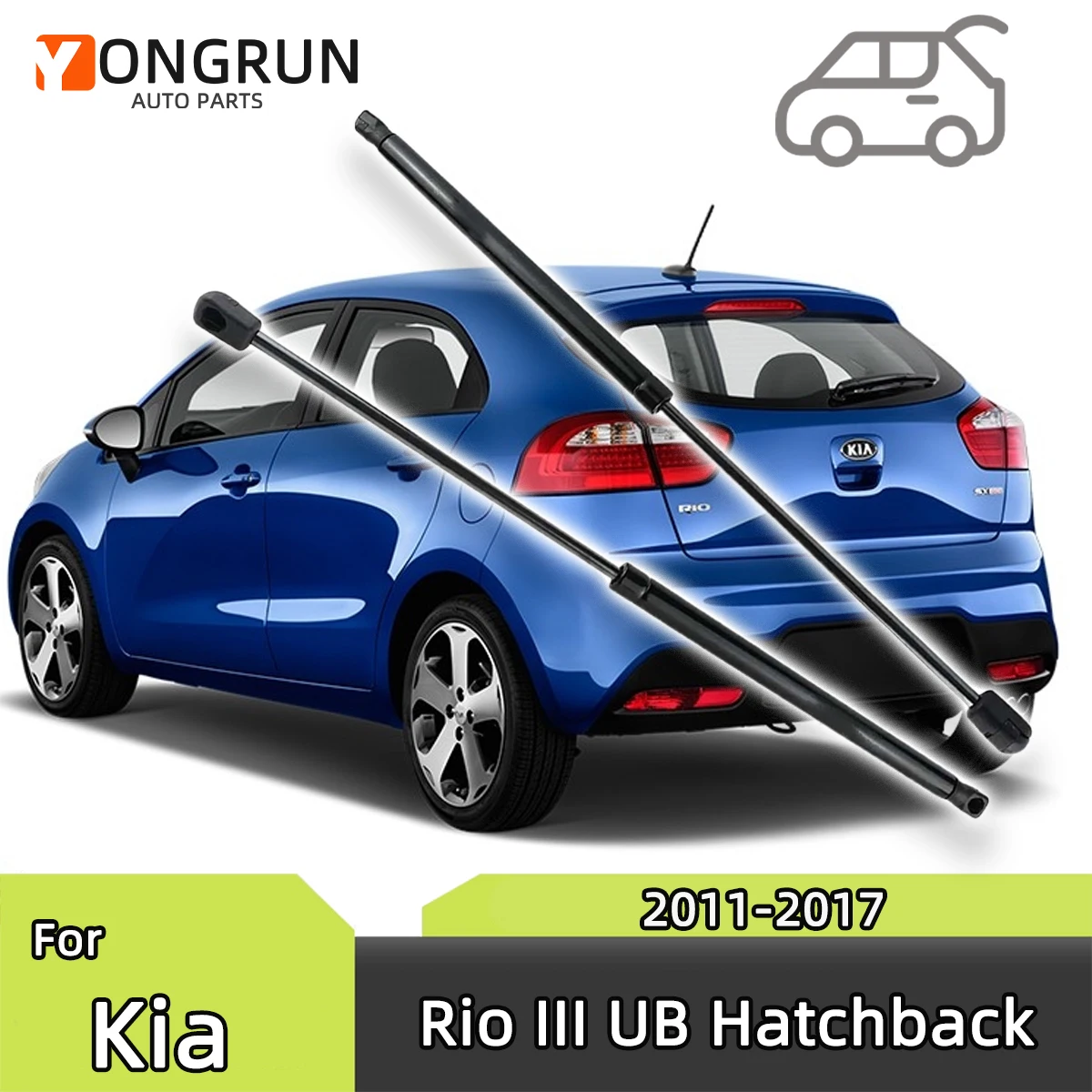 Amortiguador maletero 817801W200 para Kia Rio III UB 2011-2017