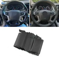 Funda volante cuero perforado – Compatible Mitsubishi Pajero Sport III