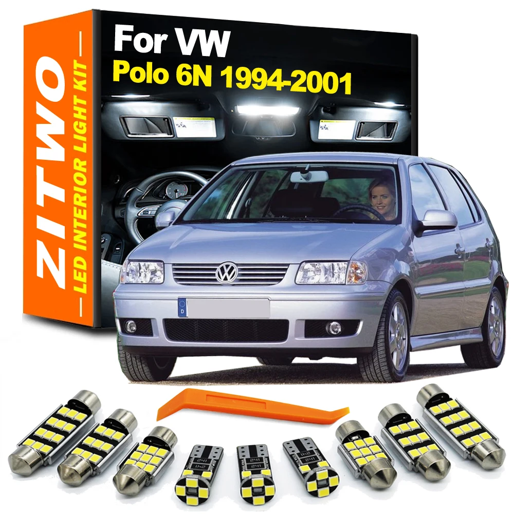 ZITWO Kit luces LED interior y maletero – VW Polo 6N