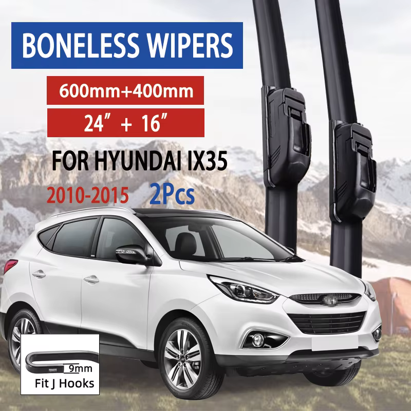 Escobillas limpiaparabrisas planas para Hyundai ix35 2010-2015
