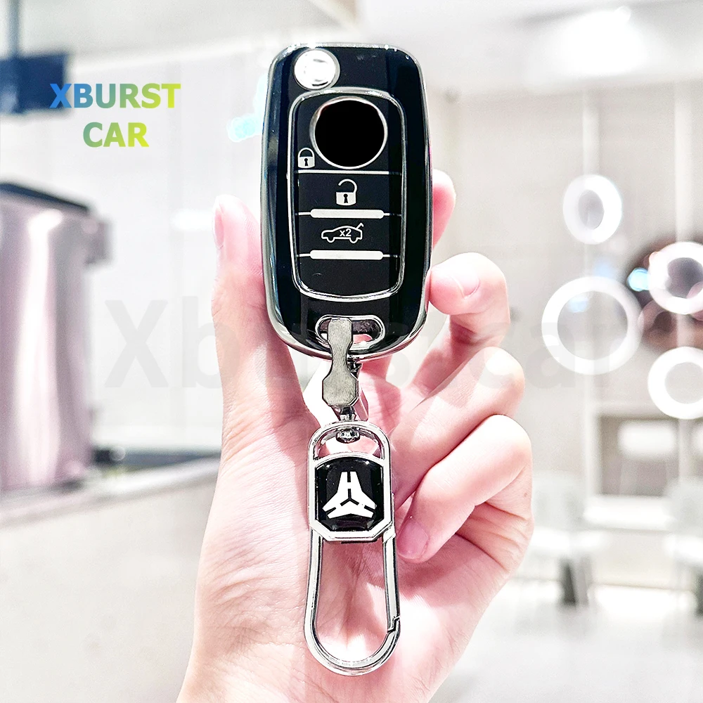 Funda llave TPU plegable para Fiat Tipo Toro 500X Doblo Argo