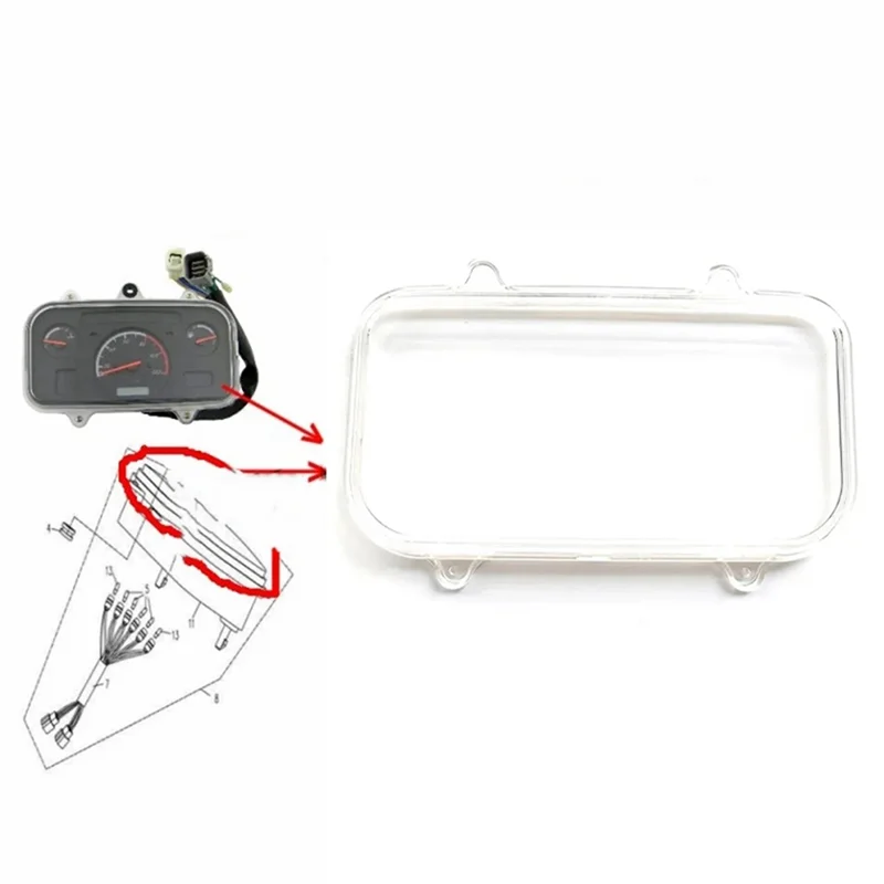 Cubierta superior cuadro instrumentos CFMOTO 500 X5, Goes 520/525 - imagen 2