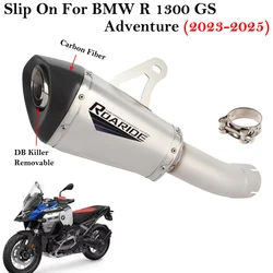 Escape intermedio de fibra carbono con DB Killer – BMW R1300GS ADV