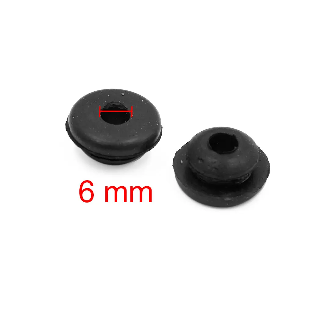 X Autohaux Buje amortiguador de goma universal - coche y moto 6 mm - imagen 2