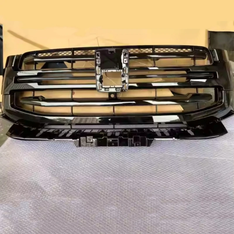 Conjunto de parrilla de radiador de rejilla delantera de coche para tanque 500, red de parachoques delantero negro modificado, accesorios para coche - imagen 2