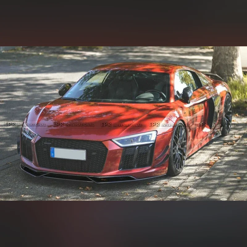 CRS labio delantero de fibra de carbono para Audi R8 4S - imagen 5