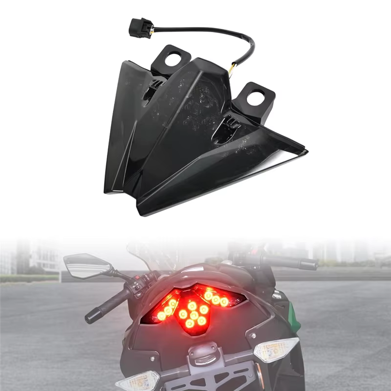 Luz trasera LED de freno integrada Kawasaki Ninja 500 EX500 - imagen 5