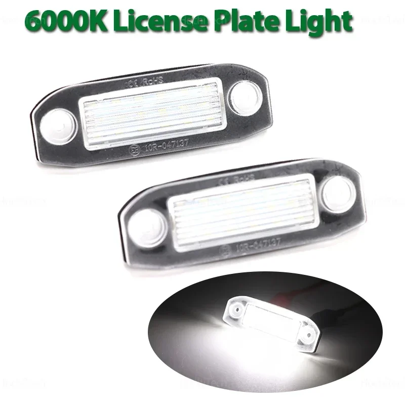 Luz de matrícula LED Canbus sin errores para Volvo S80 XC90 S60 V60