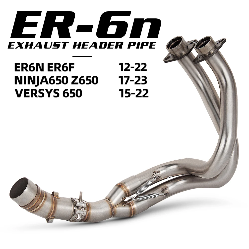 Tubo de escape Ninja 650 / Versys 650 – Acero Inoxidable 51mm