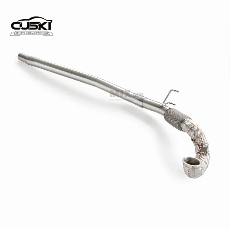 Tubo de escape inox con protector térmico para Audi S3 2.0T 2015-2022 - imagen 4