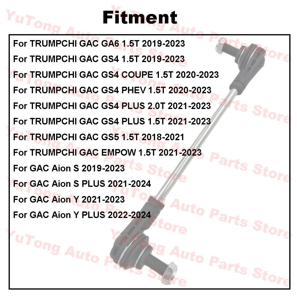 Enlace estabilizador frontal para TRUMPCHI GAC GS5 1,5 T 2018-2021 EMPOW GA6 GS4 Aion S 2019, piezas de repuesto de barra de conexión, 2 uds. - imagen 4