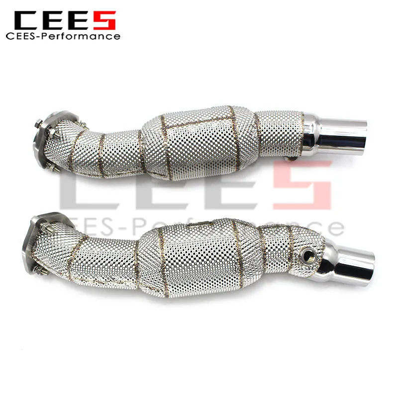 CEES Bajante de escape de acero inoxidable para Ferrari F430 4.3 - imagen 3