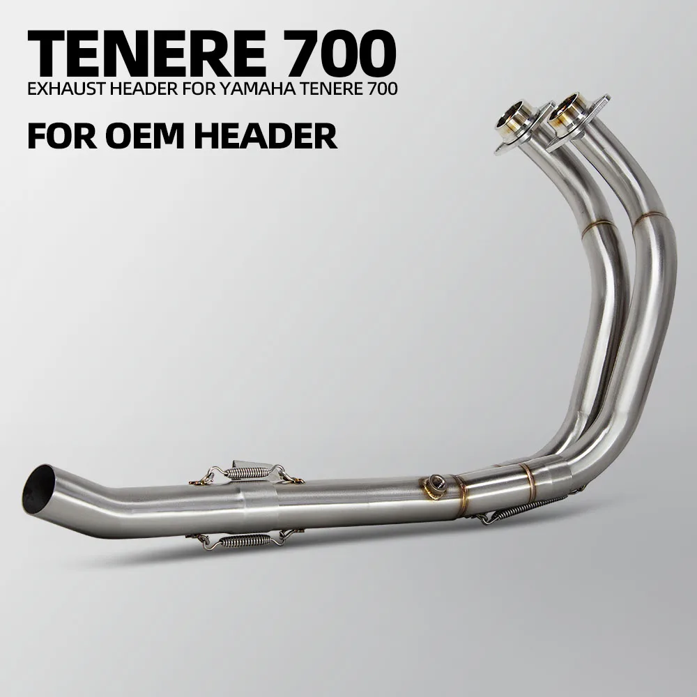 Escape colector Yamaha TENERE 700 acero inoxidable 2019-2025