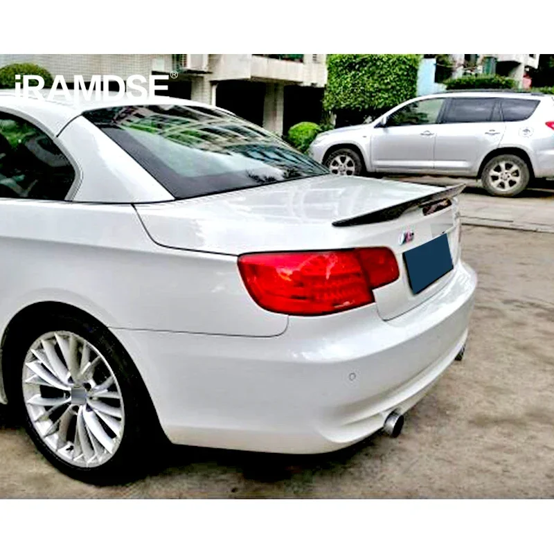 Alerón trasero de carbono real tipo ducktail para BMW E92 Coupé - imagen 3