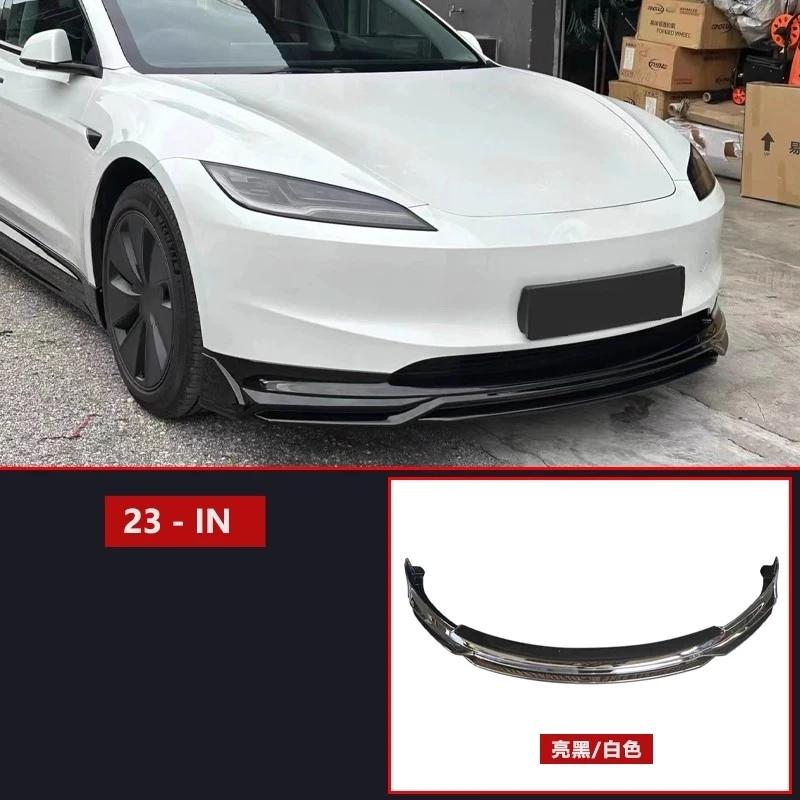 Kit aerodinámico negro brillante para Tesla Model 3 2023 - imagen 4